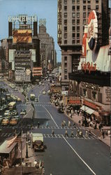 Times Square, Crossroads of the World New York, NY Postcard Postcard Postcard