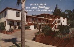 Santa Barbara City Center Travel Lodge Postcard