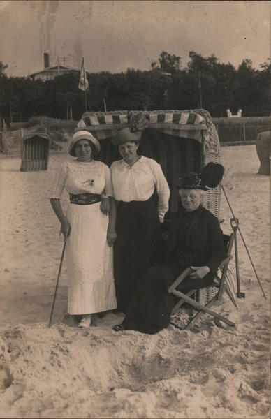 Three Women at Beach