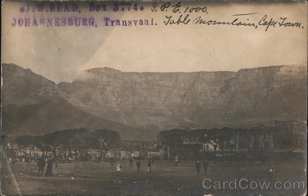 Table Mountain Cape Town Transvaal South Africa