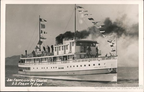 San Francisco Bay Cruise, S.S. Frank M. Coye Boats, Ships
