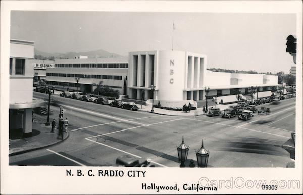 N.B.C. Radio City Hollywood California