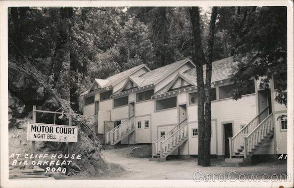 Motor Court at Cliff House, Big Oak Flat Road Yosemite National Park California