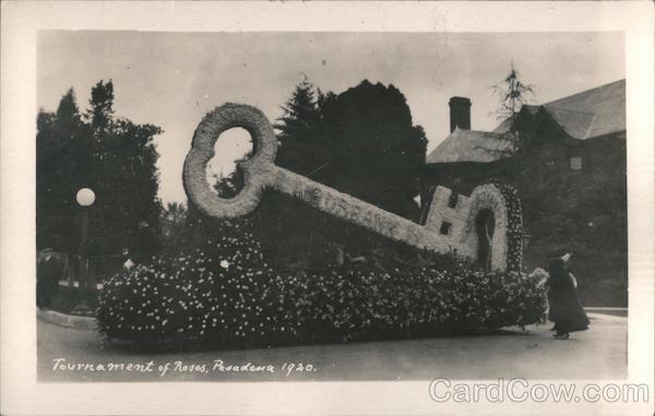 Tournament of Roses, 1920 Pasadena California