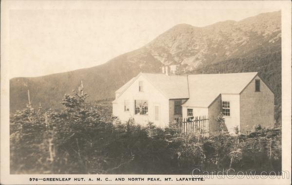 Greenleaf Hut, AMC and North Peak Mt. Lafayette Franconia New Hampshire