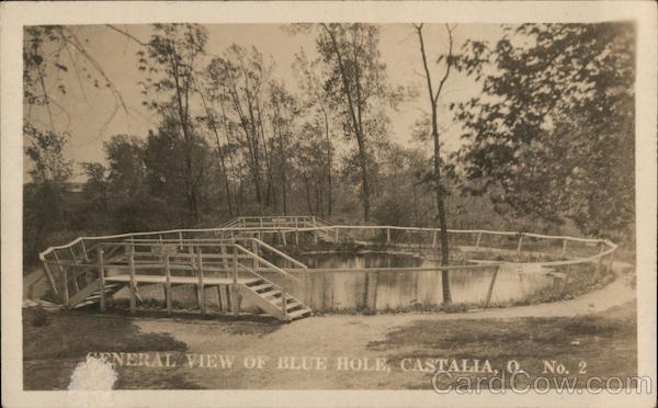 General View of Blue Hole Castalia Ohio