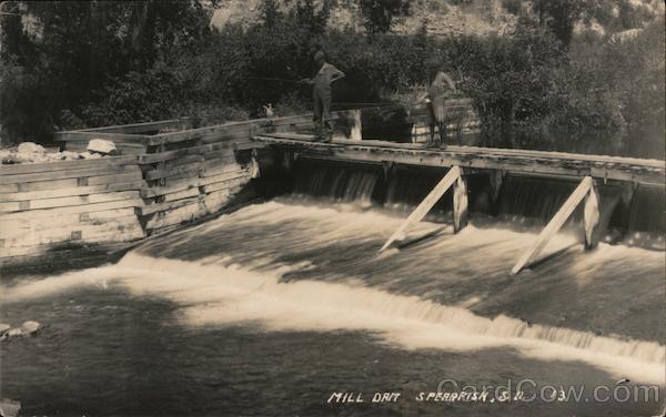 Fishing on Mill Dam Spearfish South Dakota