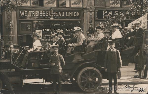 People in Touring Car Berling Germany