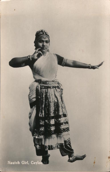Nautch Girl Ceylon Southeast Asia