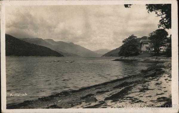 View of Beach Arddaroch United Kingdom