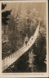 Suspension Bridge Postcard