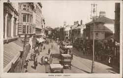 Queen Street, Cardiff Postcard