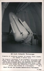 48-Inch Schmidt Telescope, Mount Wilson Postcard