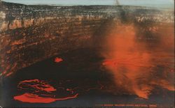 Kīlauea Volcano, Colored Postcard