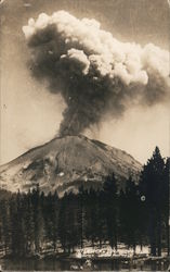 Mt. Lassen Eruption, May 22, 1915 Postcard