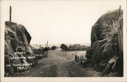 Street Looking East Postcard