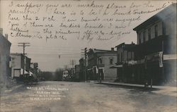 Water Street Looking North Albany, WI Postcard Postcard Postcard