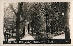 Park From Main Street Mason City, Iowa Postcard Postcard Postcard