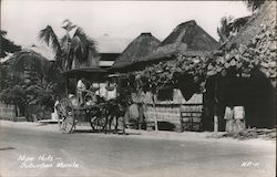 Nipa Huts Postcard