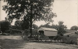 Covered Bridge Medina, OH Postcard Postcard Postcard