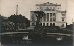 Nazionala Opera Riga, Latvia Eastern Europe Postcard Postcard Postcard