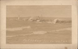 Petoskey Breakwater Postcard