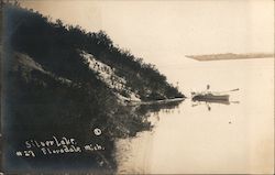 Rowboat on Silver Lake, Floradale Postcard