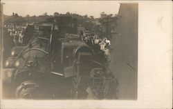 Train Engine Hoosick Falls, NY Postcard Postcard Postcard