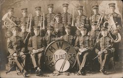 M.W.A. Marching Band Postcard