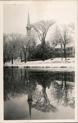 First Church of Christ Sir Christopher Wren Spire Postcard