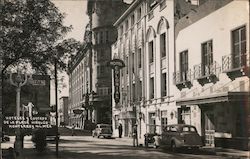 Hoteles y Costado de la Plaza Hidalgo Postcard