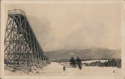 Ski Jump at Lake Placid Club New York Postcard Postcard Postcard