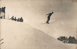 Ski Jump Skiing Postcard Postcard Postcard