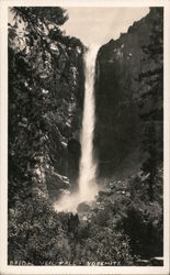 Bridal Veil Falls Yosemite National Park, CA Postcard Postcard Postcard