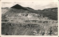 The Pit - P.D. Corp. Morenci, Arizona Postcard