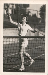 Janet Gaynor Playing Tennis Actresses Postcard Postcard Postcard