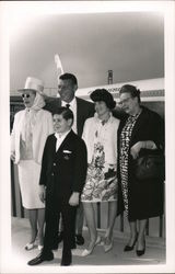 Lucille Ball and Family 1964 Postcard