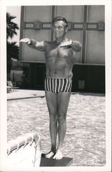 Buster Crabb 1974 Postcard