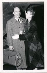Lloyd Nolan and Wife, 1955 Postcard