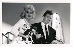 Jayne Mansfield & Micky Hagarty (Husband) 1956 Postcard