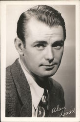 Alan Ladd Postcard