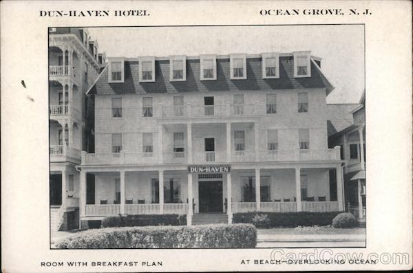 Dun-Haven Hotel Ocean Grove New Jersey