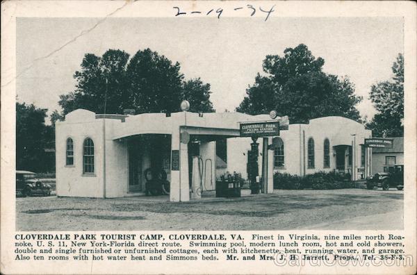 Cloverdale Park Tourist Camp Virginia