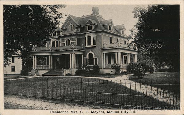 Residence of Mrs. C. F. Meyers Mound City Illinois