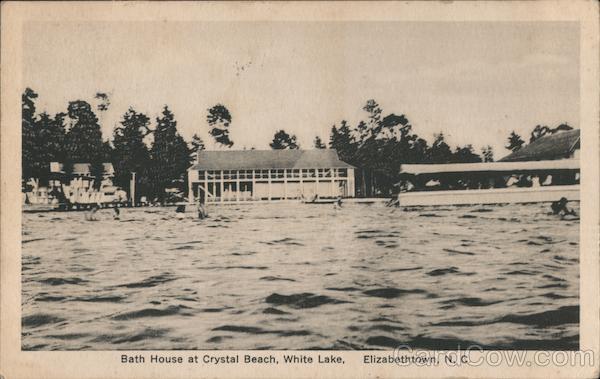 Bath House at Crystal Beach, White Lake Elizabeth North Carolina