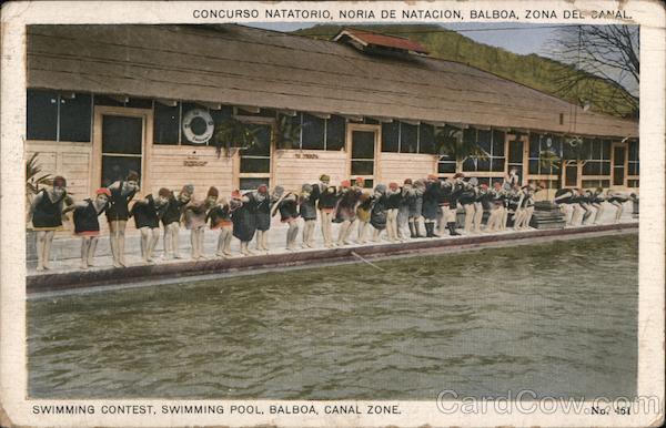 Swimming Contest, Swimming Pool Balboa CZ Panama