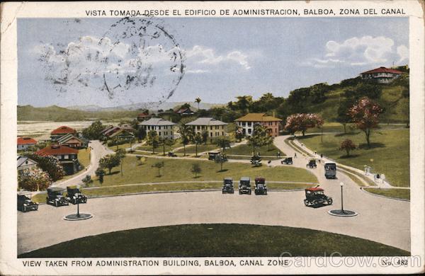 View Taken from Administration Building Balboa CZ Panama
