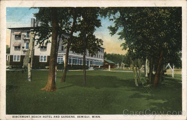 Birchmont Beach Hotel and Gardens Bemidji Minnesota