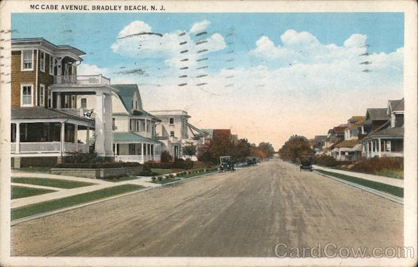 McCabe Avenue Bradley Beach New Jersey