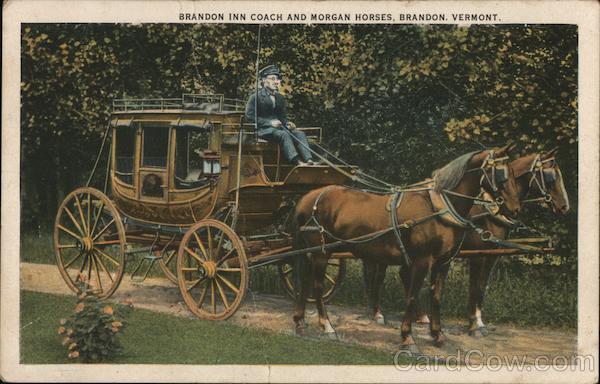 Brandon Inn Coach and Morgan Horses Vermont